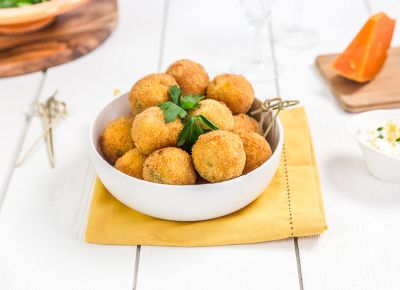 arancini mimolette champagne